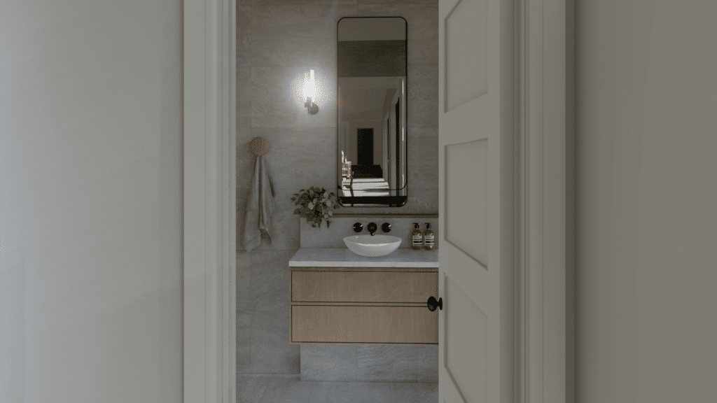 Bathroom renovation render